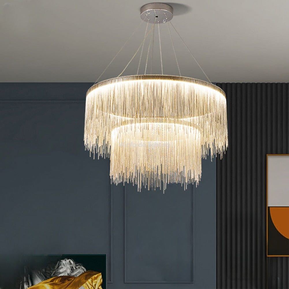 ثريا Astra Nordic LED دائرية من الكروم