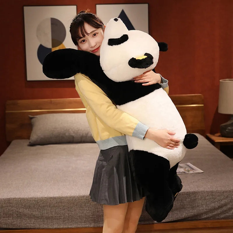 Oversized Panda Plush Toy For Cuddles And Playtime