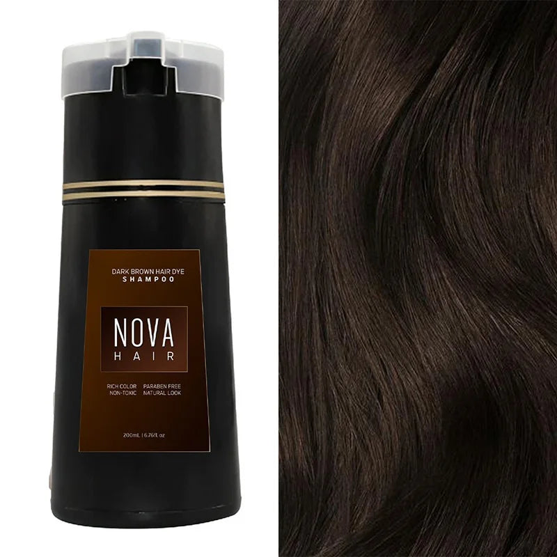 NovaHair Instant Dye Shampoo – Quick color refresh for your hair