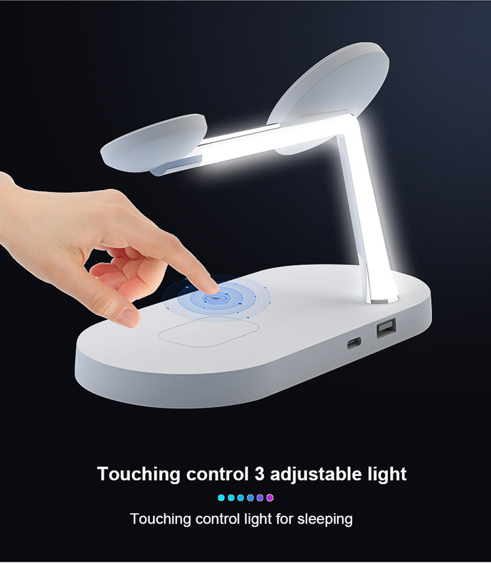 NovaHalo MagSafe 5-In-1 Night Light Charging Dock Hub