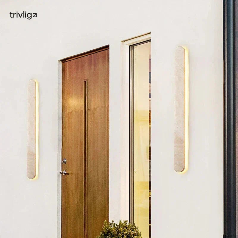 Nova Wabi Sabi Minimalistisk Utendørs LED Vegglampe IP65