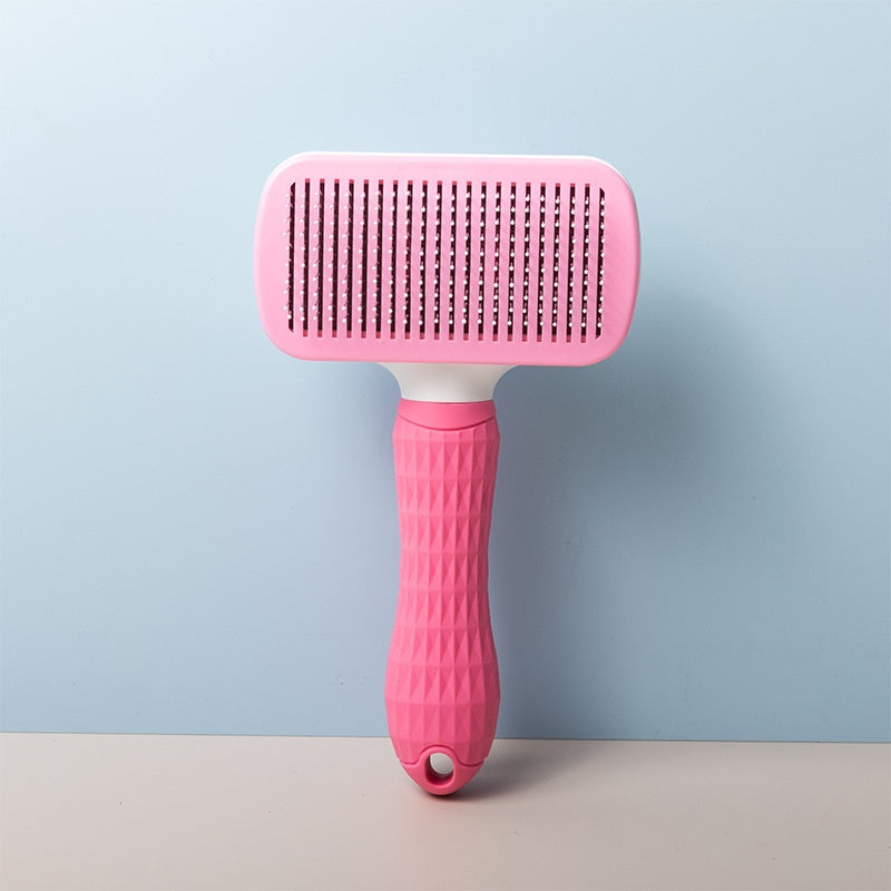 PawEase Hair Removal Massage Grooming Brush For Cats And Dogs