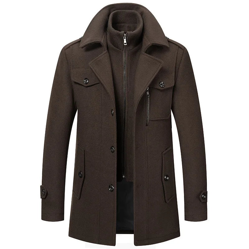 Nord Dual Collar Trench Coat For Timeless Winter Style