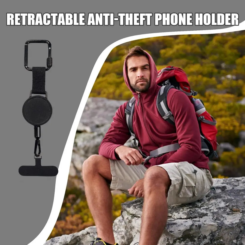 Extendable Phone Mount With Theft-Deterring Belt Clip For Secure On-The-Go Access