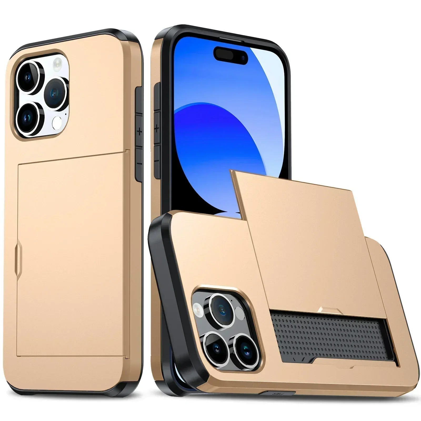 LuxShield Card Pocket Case For IPhone, Slim Profile, Card Slots, Protection And Style