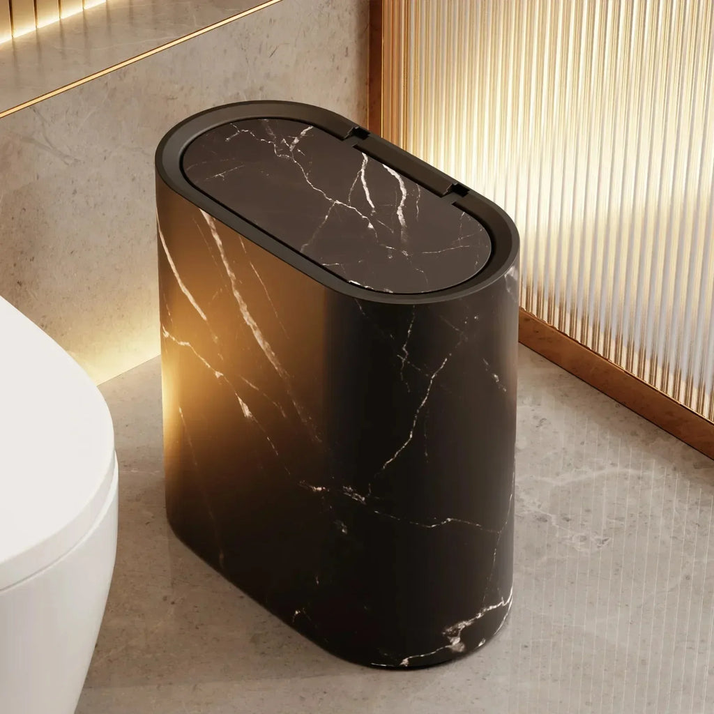 Nordic Marble Design Trash Can