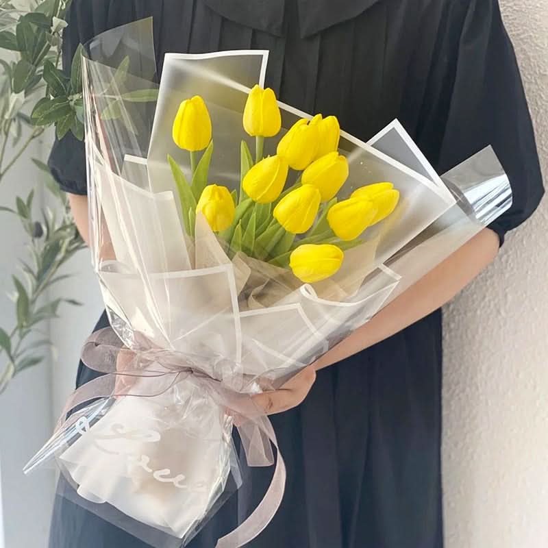 Elegantní realistické aranžmá tulipánů pro domácí a eventovou dekoraci