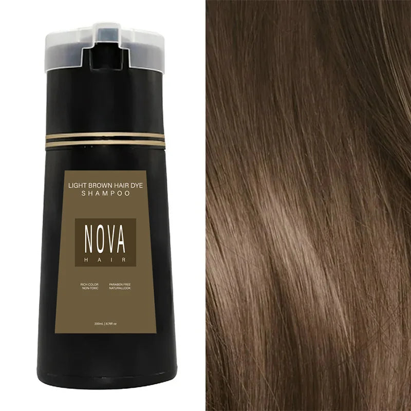 NovaHair Instant Dye Shampoo – Quick color refresh for your hair