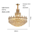 Lampadario Lumara in Ottone LED con Controllo Colore da Telecomando