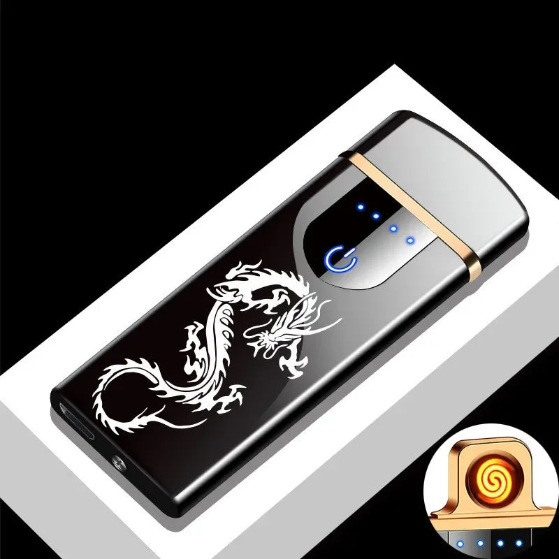 NovaArc Blue Plasma Lighter With Double Arch Flame For Daily Use