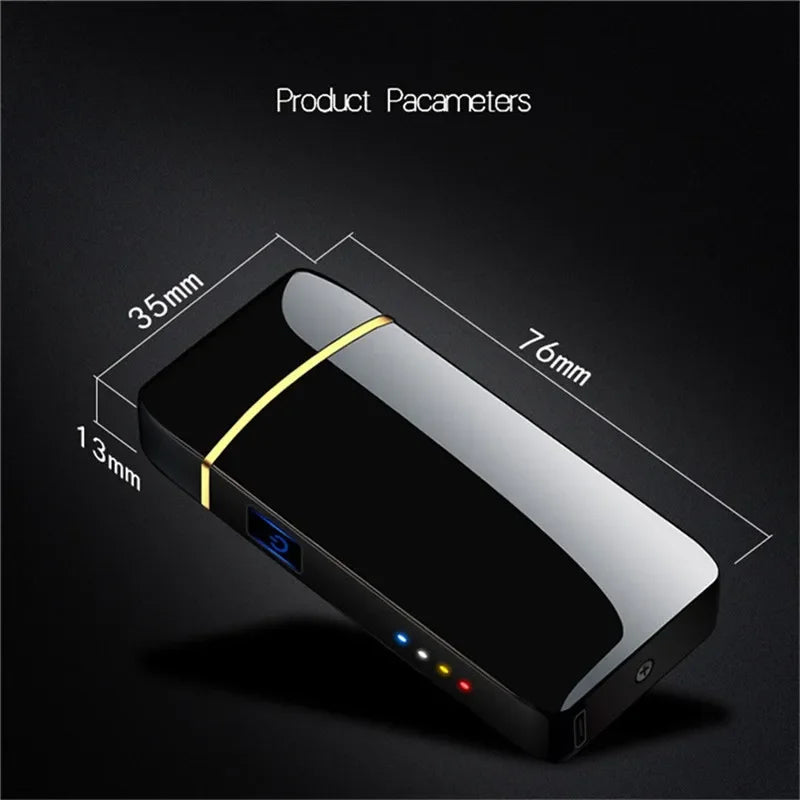 NovaArc Blue Plasma Lighter With Double Arch Flame For Daily Use