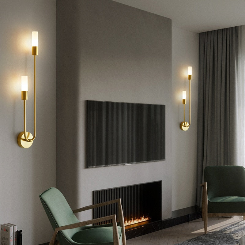 Lampada da parete moderna a LED Astra per soggiorno e camera da letto
