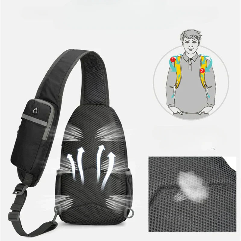 Sac à dos de voyage étanche SecurePack anti-vol avec multiples poches