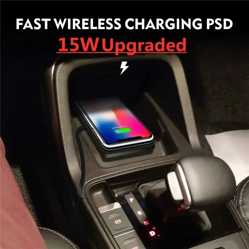 Voltigo Wireless Charging Pad | 15W Fast Charger | Non-Slip & Ultra-Slim | Compatible with iPhone & Samsung