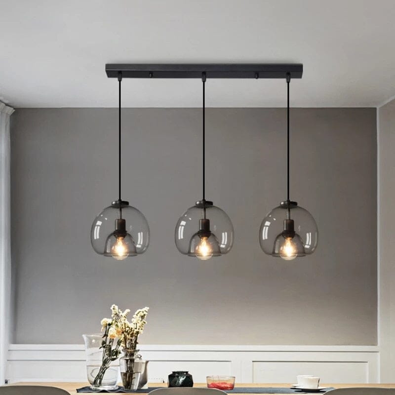 Candeeiros Suspensos Aurelia em Vidro para Cozinhas e Casas de Banho Modernas