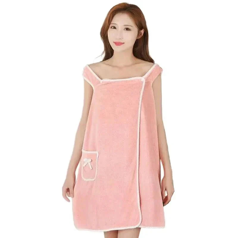 LumaWrap Portable Women's Bath Towel Quick Dry And Stylish For Beach And Gym