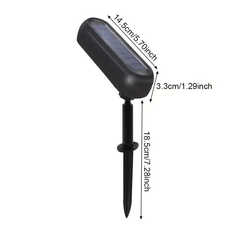 Solbright Led Solar Spotlight With Color Changing and Warm White Modes