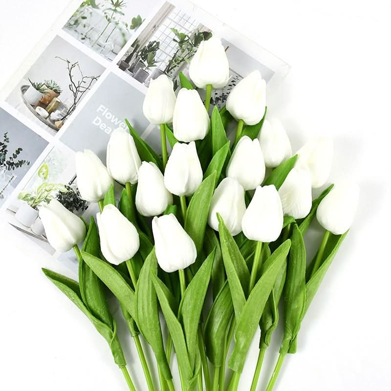 Elegantní realistické aranžmá tulipánů pro domácí a eventovou dekoraci