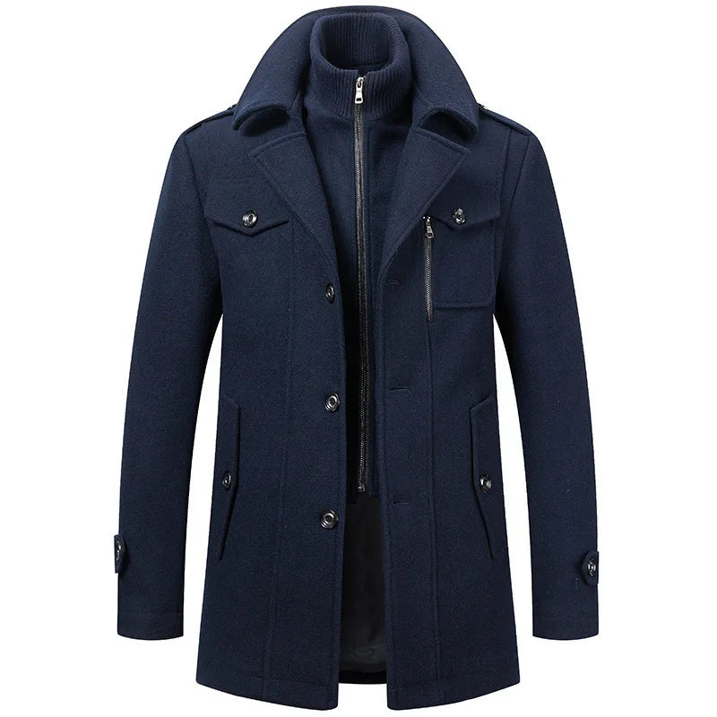 Nord Dual Collar Trench Coat For Timeless Winter Style