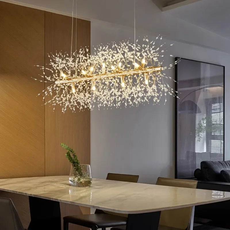 Lámpara Colgante LED Ambiental LumaGlow para Sala, Comedor y Dormitorio con Luz Cálida