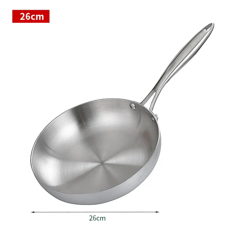 Astraea Stir-Fry Pan With Nonstick Surface Induction-Ready 304 Stainless Steel
