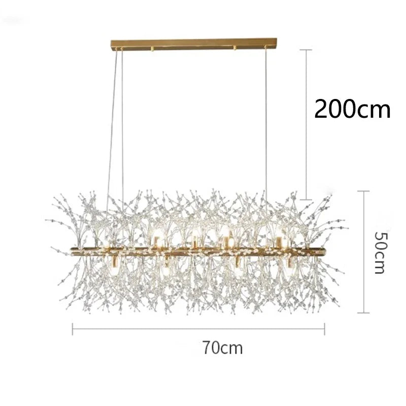 Lámpara Colgante LED Ambiental LumaGlow para Sala, Comedor y Dormitorio con Luz Cálida