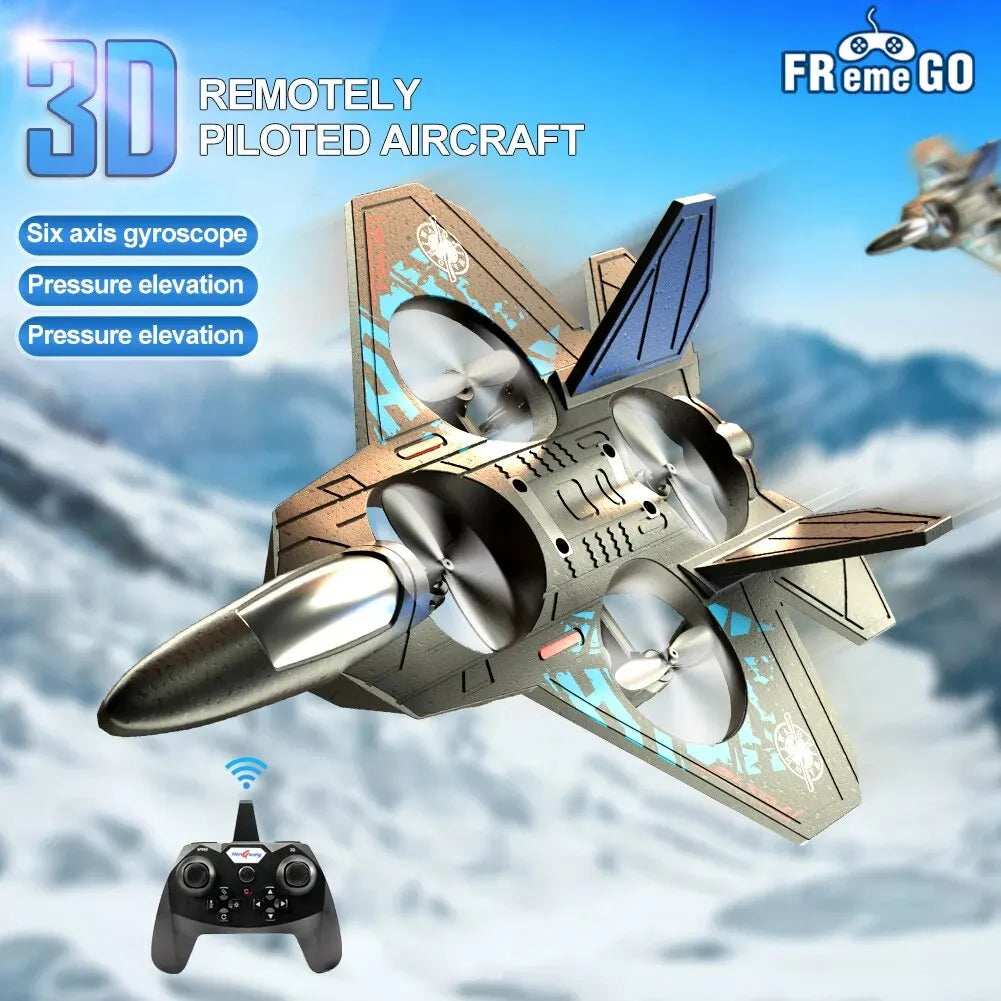 RC Combat Drone With Gravity Sensor And Quad Motors For Stable Flight
