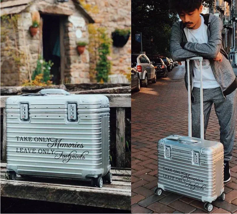 Valigia rigida Monaco in alluminio e magnesio per viaggi e bagagli