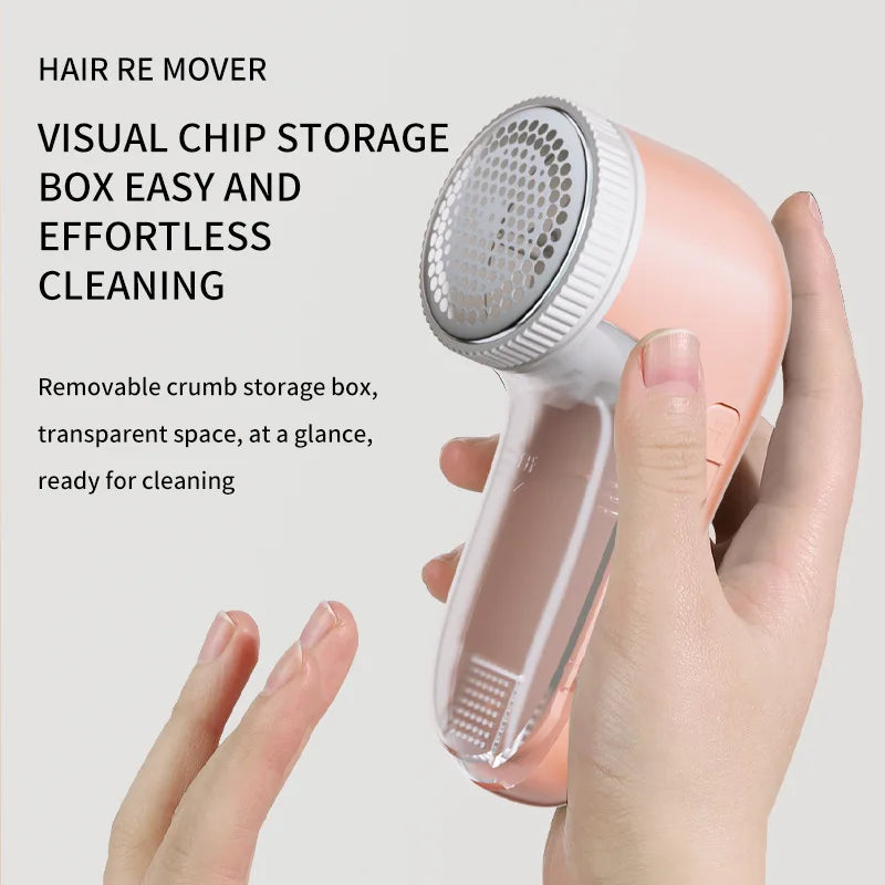 מכונת גילוח בד חוטית FiberMate לבגדים ללא סיבים