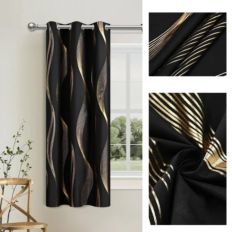 Nightshade Premium Blackout Curtains, 1pc For Living Room And Bedroom