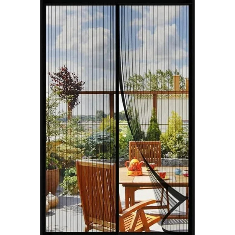 Tenda per porta BreezeAura resistente alle zanzare, senza mani, 100x210 cm, per soggiorno e camera da letto