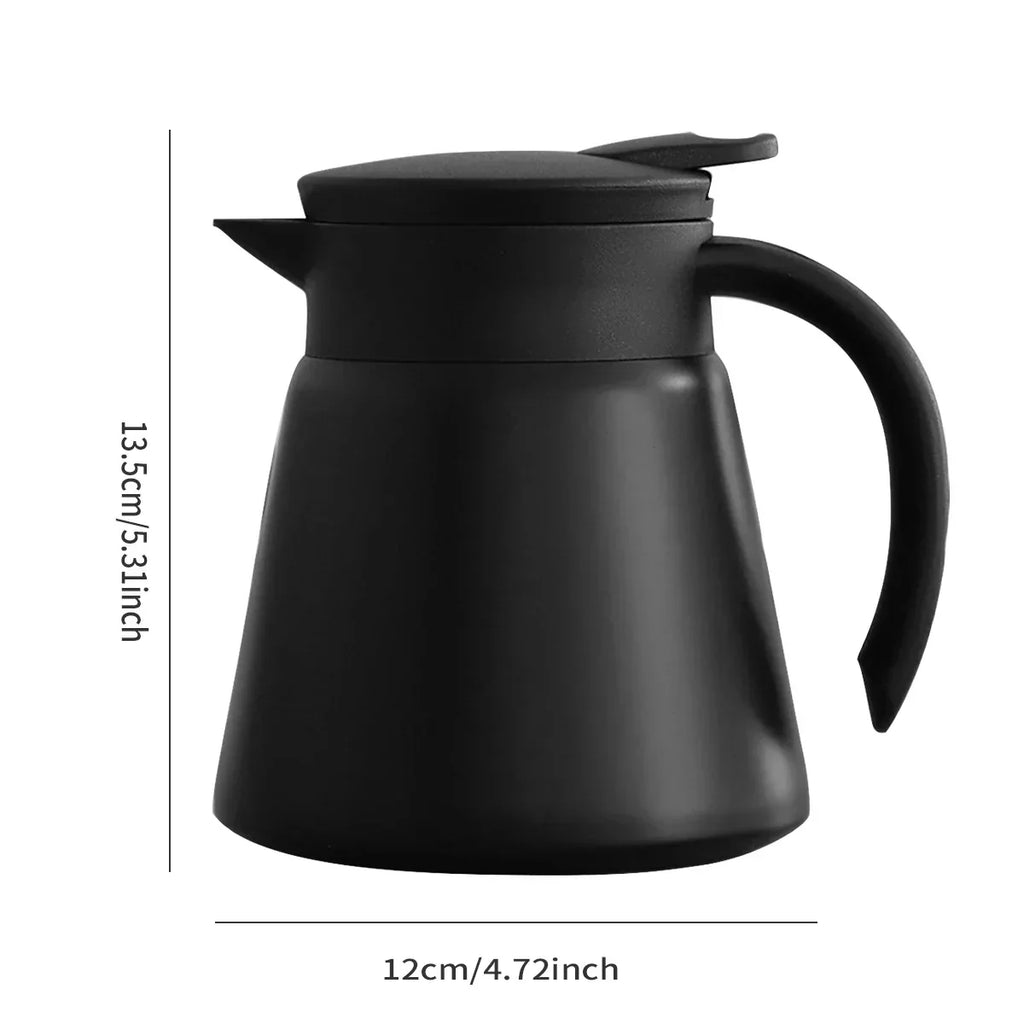 ThermoBrew Vacuum Insulated Carafe, 0.5 L, 304 Stainless, Keeps Hot 6 Hours, Cold 12 Hours