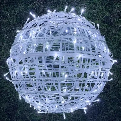 AuroraGlow LED-stemningskugler skaber varm indendørs og udendørs stemningsbelysning