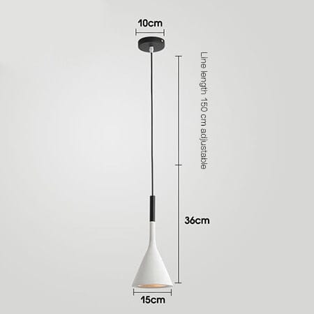 NovaFlex Pendant Light With Adjustable Cord And Color Finishes