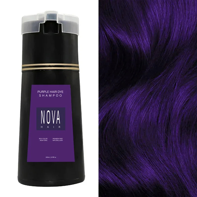 NovaHair Instant Dye Shampoo – Quick color refresh for your hair