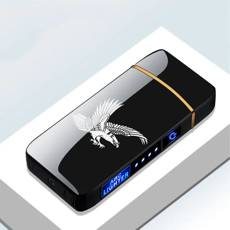 NovaArc Blue Plasma Lighter With Double Arch Flame For Daily Use
