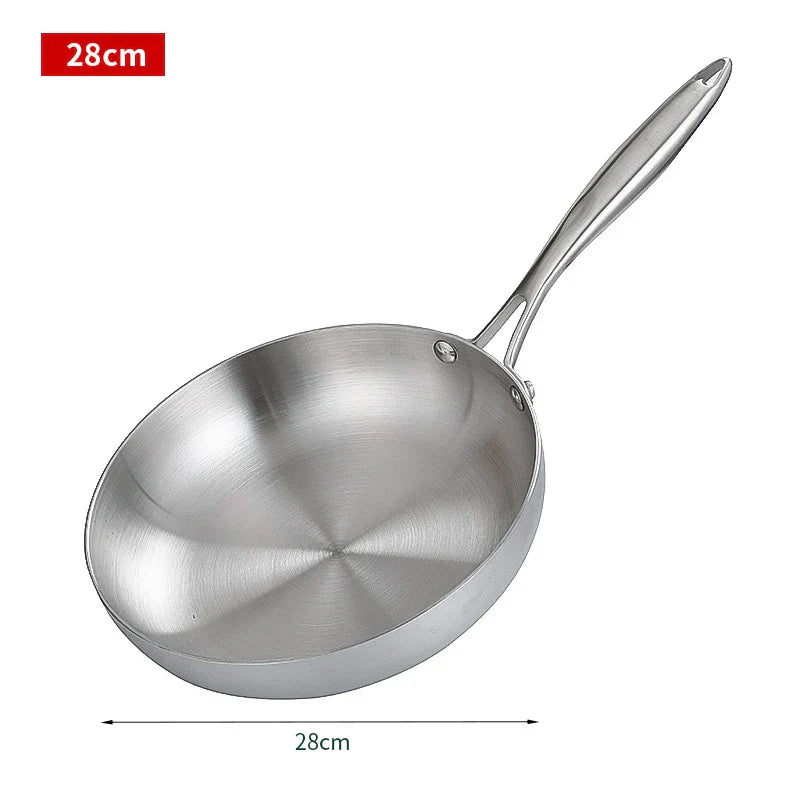 Astraea Stir-Fry Pan With Nonstick Surface Induction-Ready 304 Stainless Steel