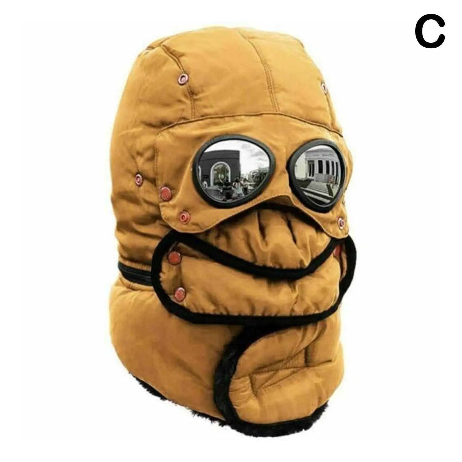 כיסוי פנים תרמי Polar Vision בצורת כובע חם לפעילויות חוץ במזג אוויר קר