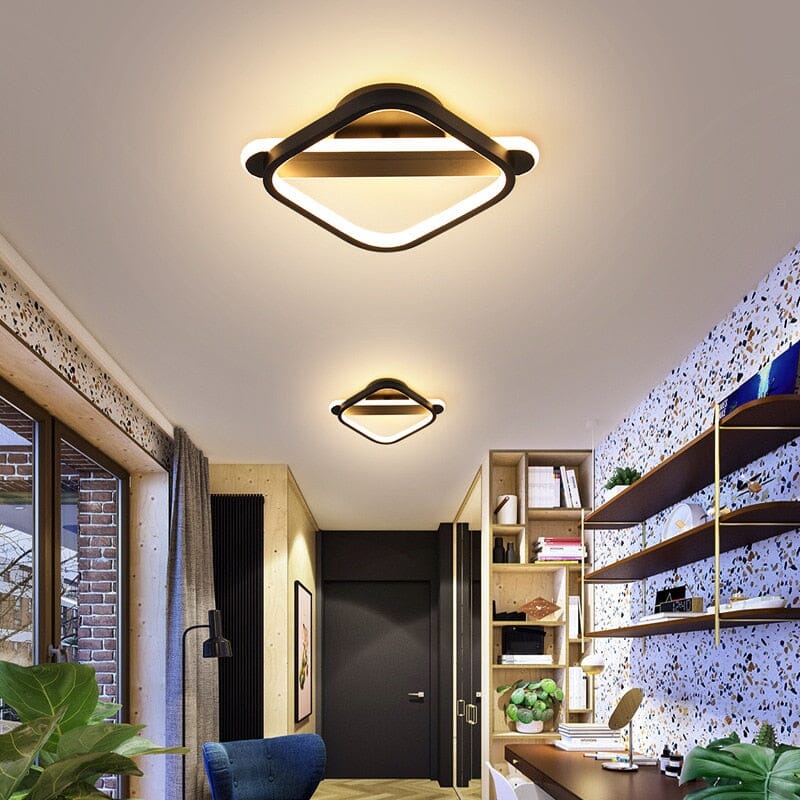 Lumora Premium Lampa Sufitowa LED ze Złotym Wykończeniem Nowoczesna Oprawa