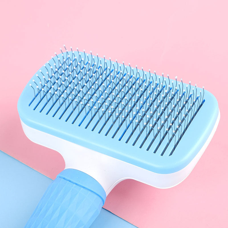 PawEase Hair Removal Massage Grooming Brush For Cats And Dogs