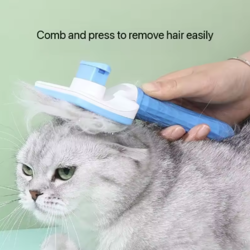PawEase Hair Removal Massage Grooming Brush For Cats And Dogs