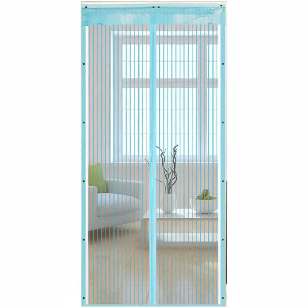 Tenda per porta BreezeAura resistente alle zanzare, senza mani, 100x210 cm, per soggiorno e camera da letto