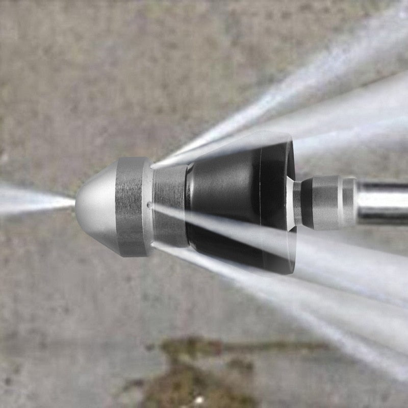 Ugello a getto in acciaio inox per lo sblocco rapido delle tubature