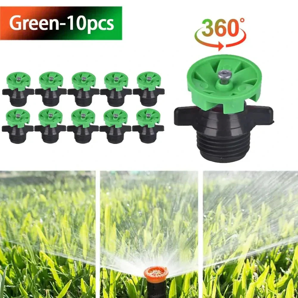 AeroFlow 360 graders roterende sprinklerhode for hjemmehager med jevn vanning