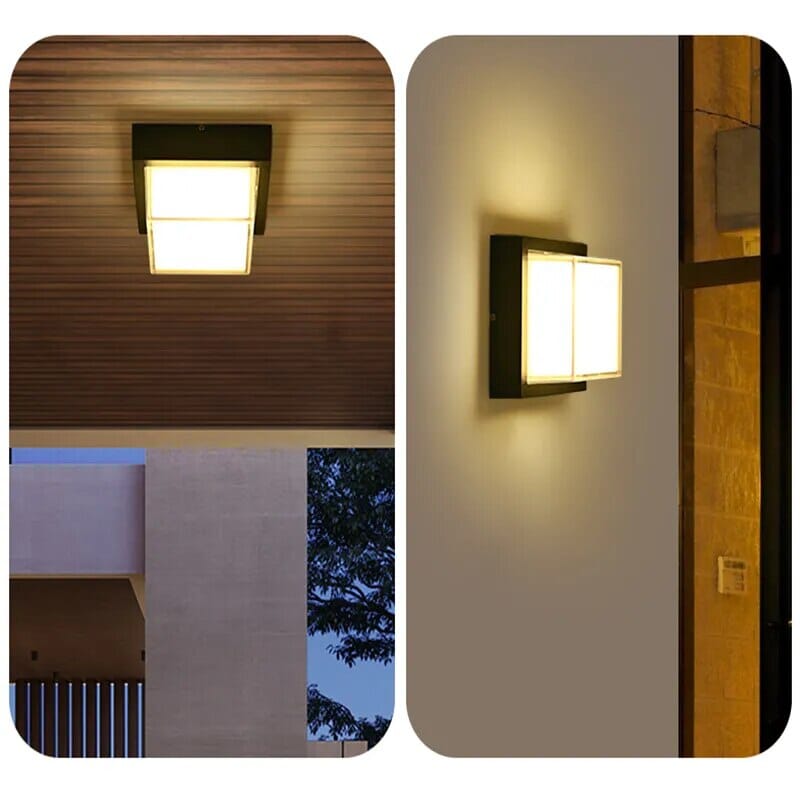 Plafoniera da Corridoio Nova Geode Impermeabile con LED