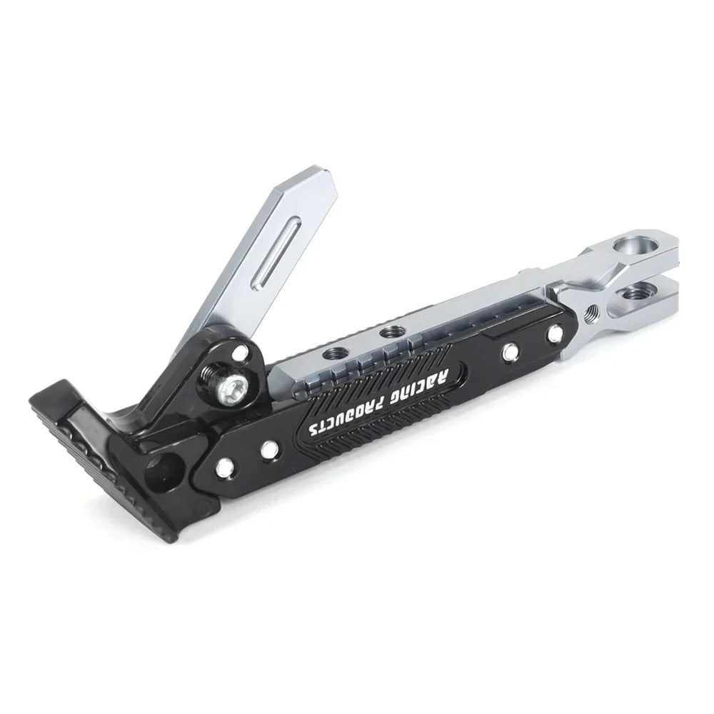 RiderPro Heavy Duty Metal Motorcycle Kickstand Bracket For Stable Side Parking Stand