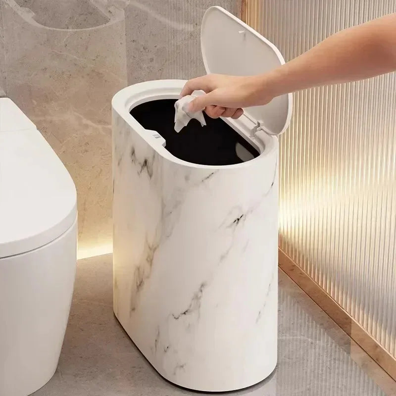 Nordic Marble Design Trash Can