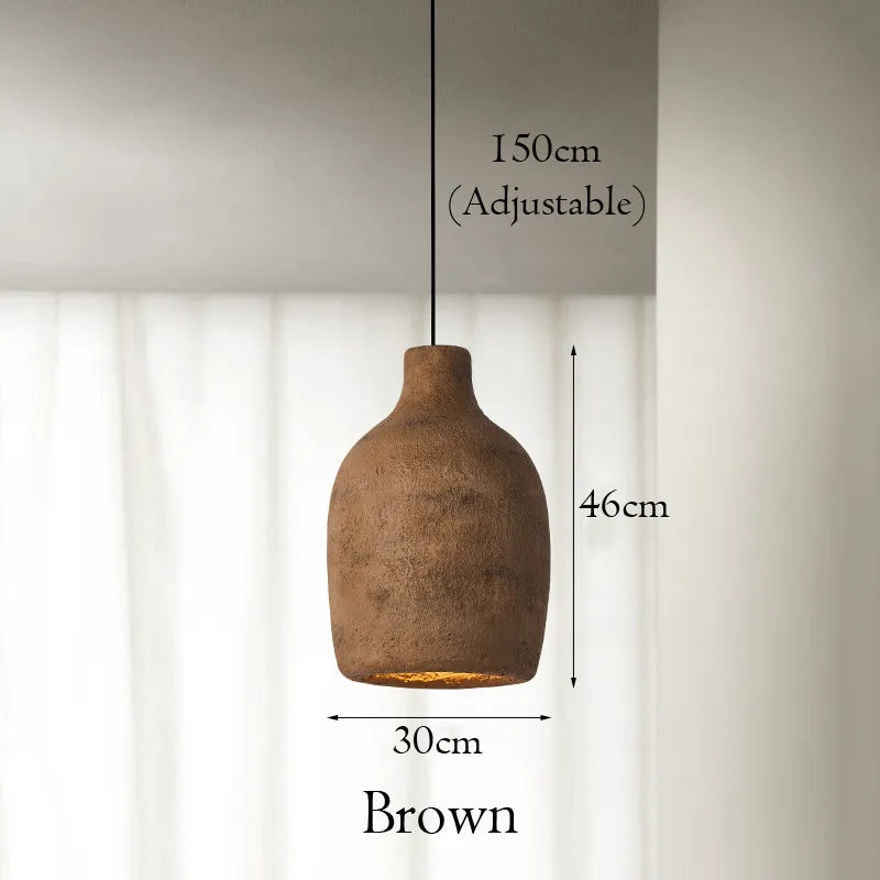 Asteri Wabi-Sabi Pendellampe mit verstellbarem Kabel für Zuhause