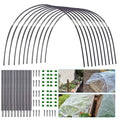 Plantura FlexGrow Garden Arch Set made of fiberglass | DIY Plant Tunnel for raised beds & cold frames | Rustproof & Reusable | Including connectors