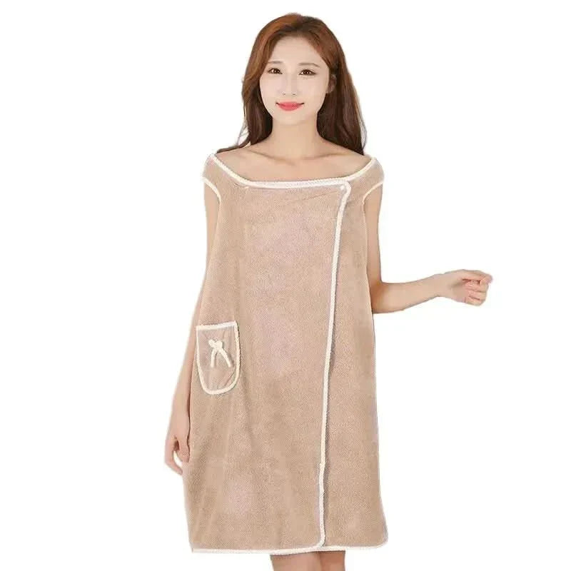 LumaWrap Portable Women's Bath Towel Quick Dry And Stylish For Beach And Gym